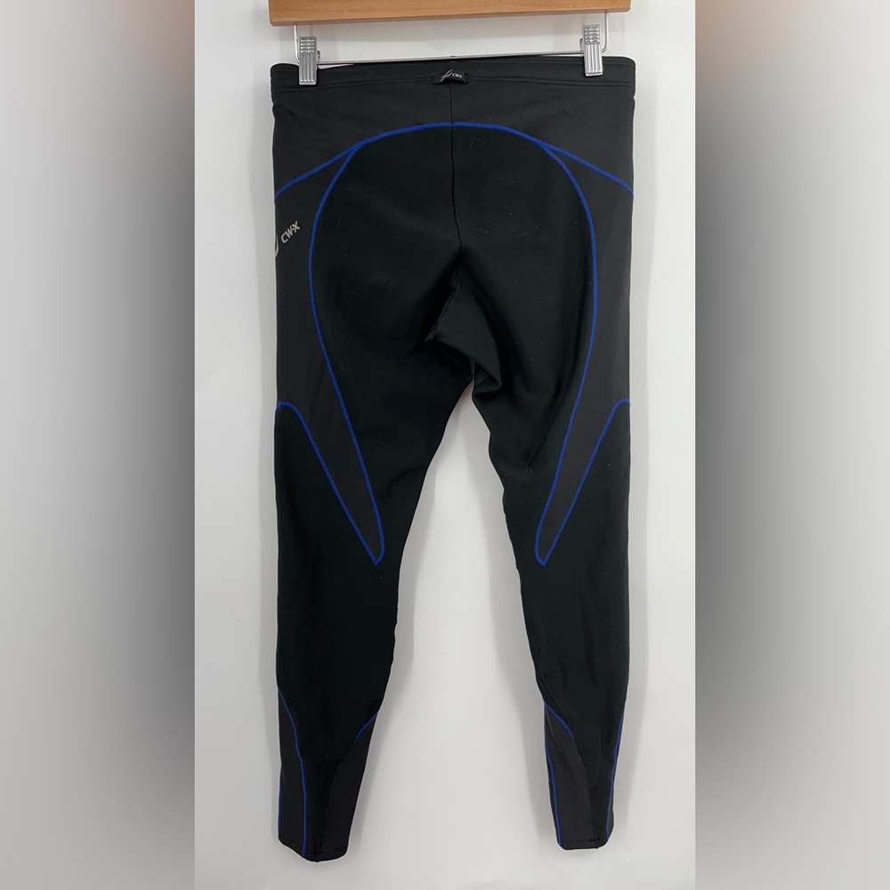 CW-X Stabilx M compression tights legging 0365 running black blue trim black - Picture 7 of 12